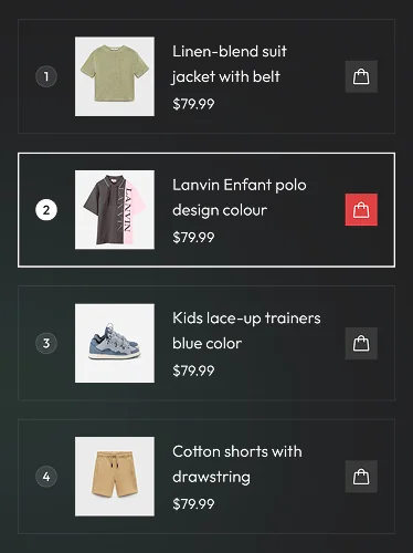 Lookbook Gallery Popup