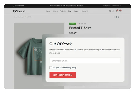 Product Out Of Stock