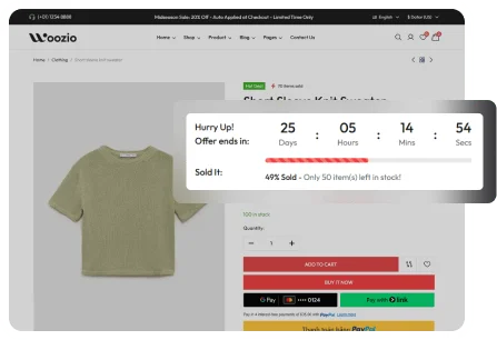 Sales Countdown Timer